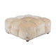 Dutchbone Hackman hocker velvet Beige