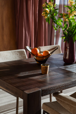 Dutchbone Bruneau eettafel 180x90 cm Walnoot afwerking