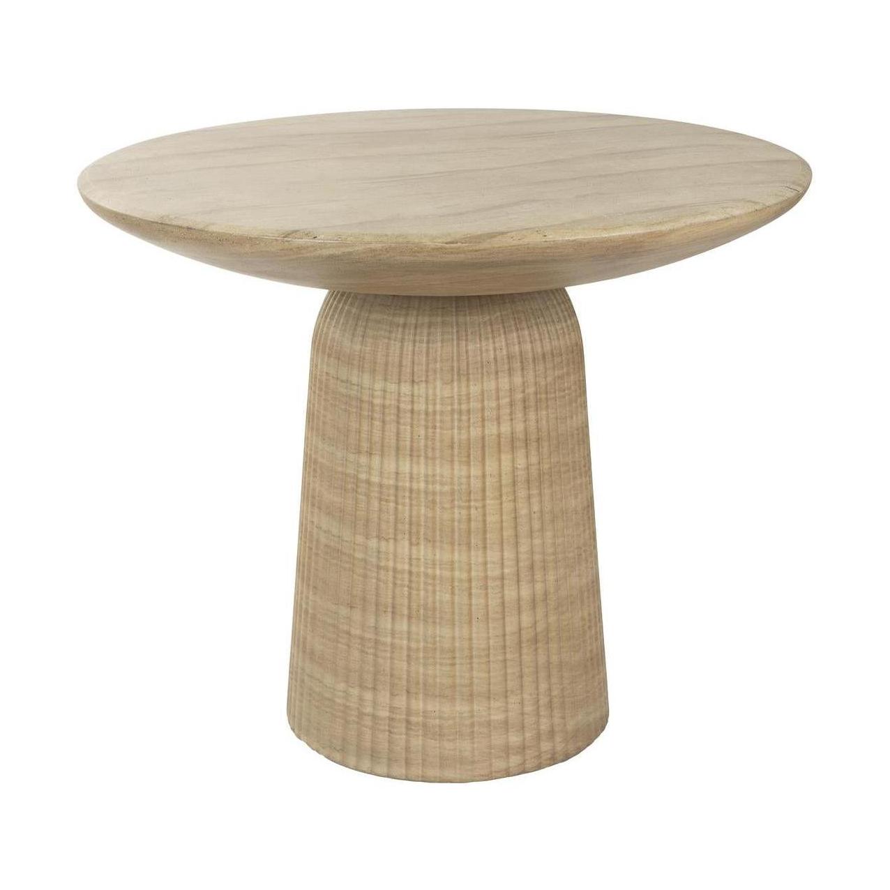 Dutchbone Brison eettafel Ø90 cm Natuursteen look