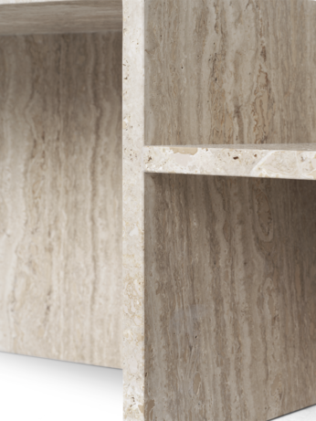 Ferm Living Distinct salontafel Travertine