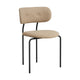 Gubi Coco eetkamerstoel gestoffeerd Dedar Boucle 004