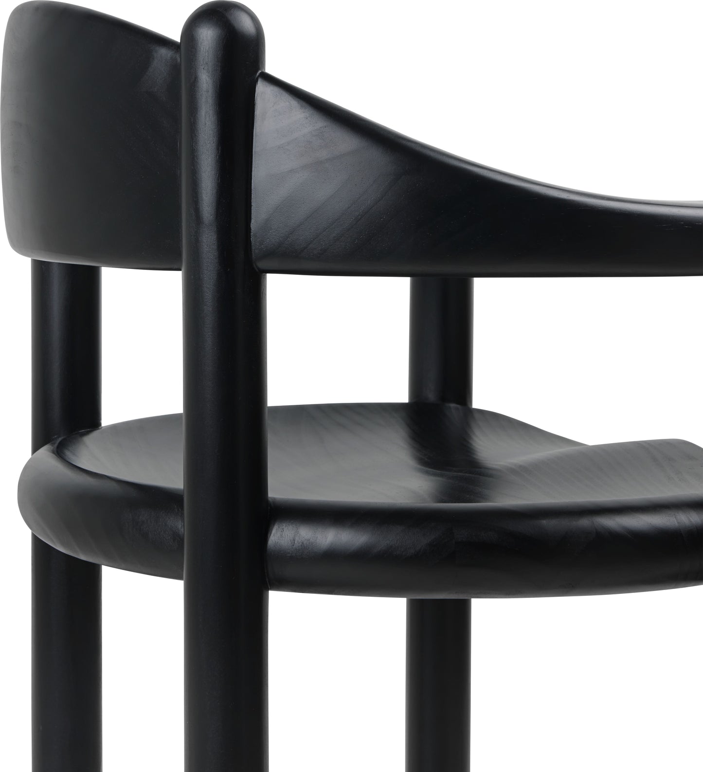 Gubi Daumiller eetkamerstoel black
