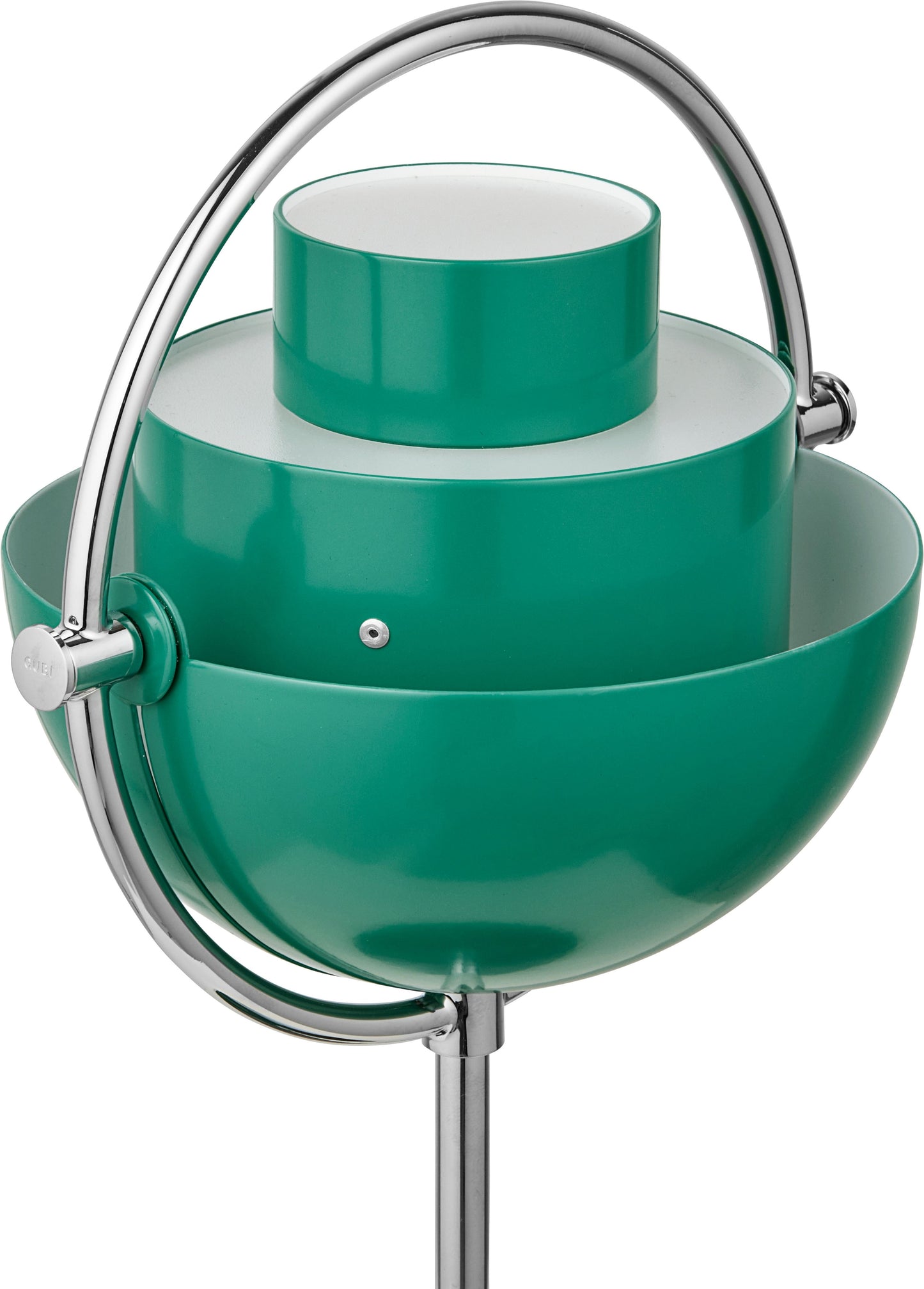 Gubi Multi-Lite portable lamp Chrome / Teal Green