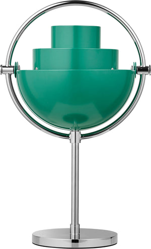 Gubi Multi-Lite portable lamp Chrome / Teal Green