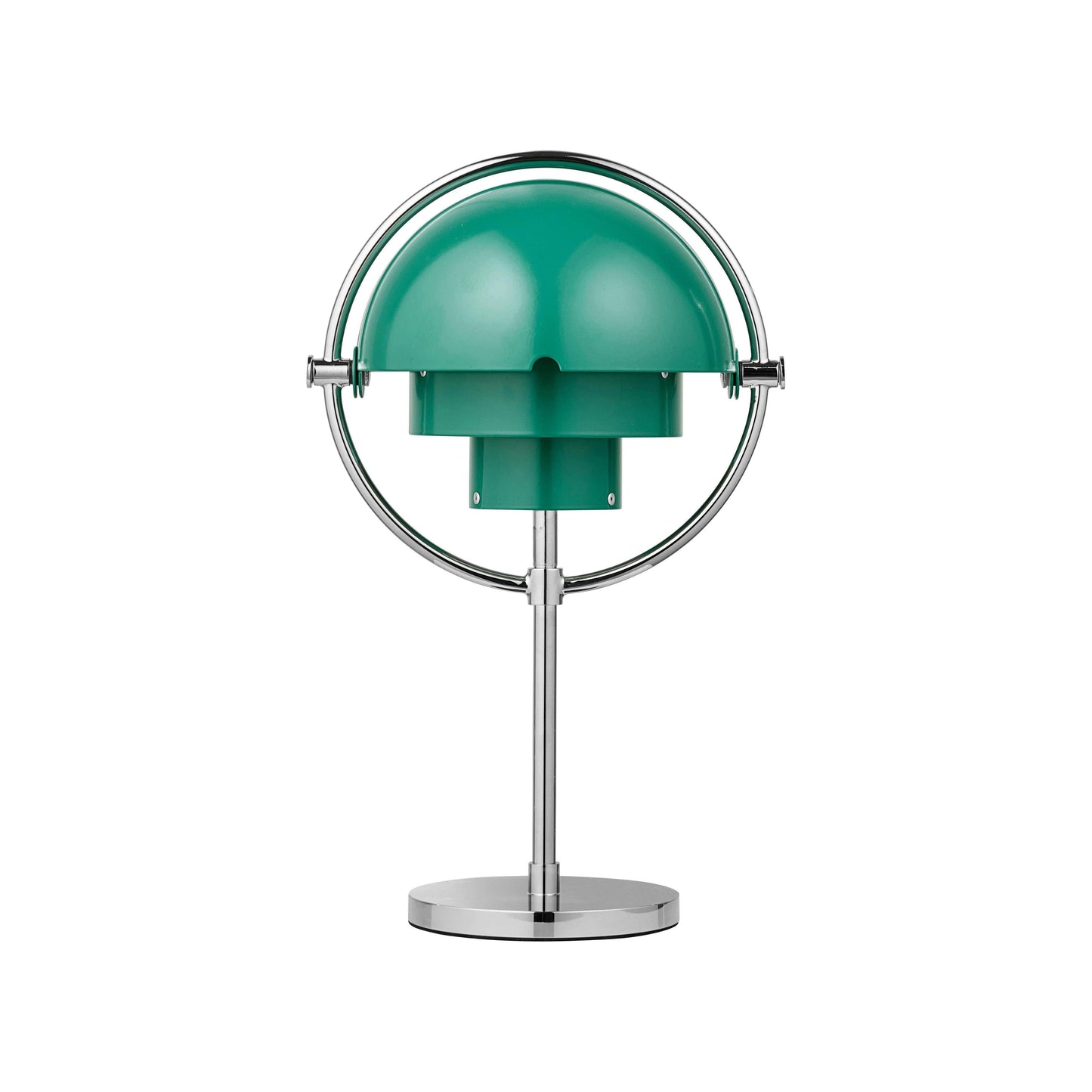 Gubi Multi-Lite portable lamp Chrome / Teal Green