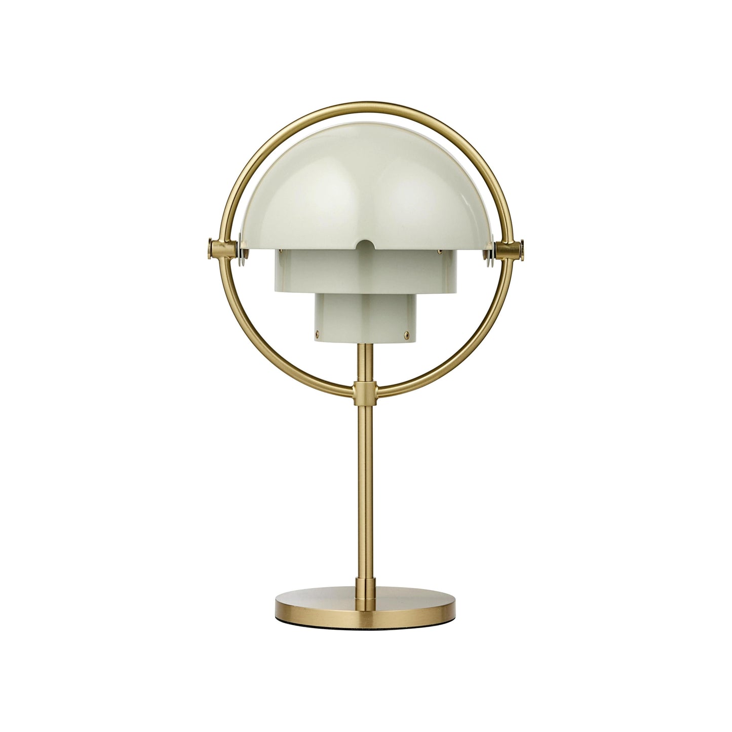 Gubi Multi-Lite portable lamp Brass / Pastel Gray