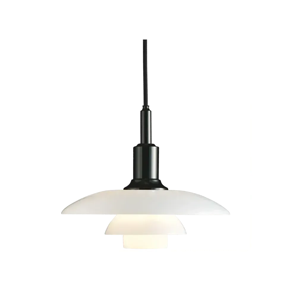 Louis Poulsen PH 3/2 hanglamp Black Metallised
