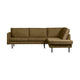 WOOOD Rodeo hoekbank rechts velvet Brass