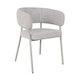 HelloChair Lovi eetkamerstoel Milan Greige poot beige