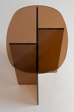 Zuiver Linea bijzettafel Bruin