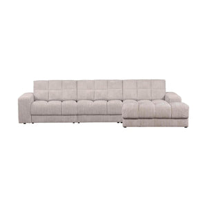 WOOOD Second Date chaise longue bank rechts rib Naturel