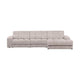 WOOOD Second Date chaise longue bank rechts rib Naturel