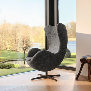 Fritz Hansen Egg Chair fauteuil Re-Wool 0568 poot aluminium