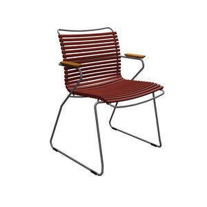 Houe Click Dining tuinstoel met arm Paprika