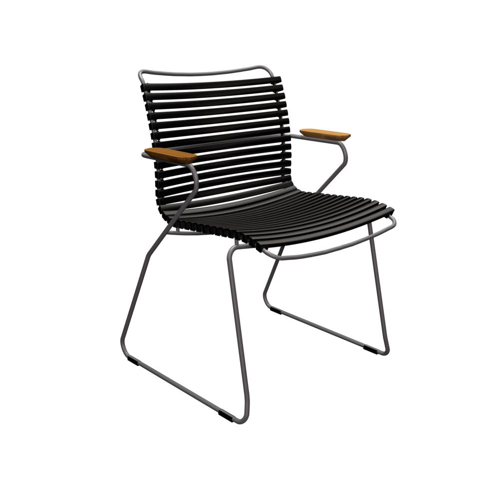 Houe Click Dining tuinstoel met arm Black