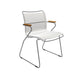 Houe Click Dining tuinstoel met arm Muted White