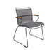 Houe Click Dining tuinstoel met arm Dark Grey