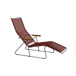 Houe Click Sunlounger ligstoel Paprika