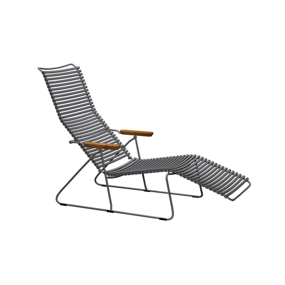 Houe Click Sunlounger ligstoel Dark Grey