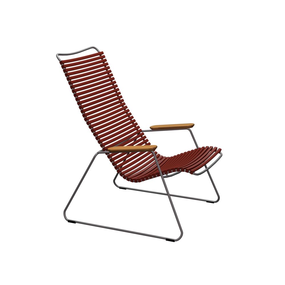 Houe Click loungestoel Paprika