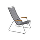 Houe Click loungestoel Dark Grey