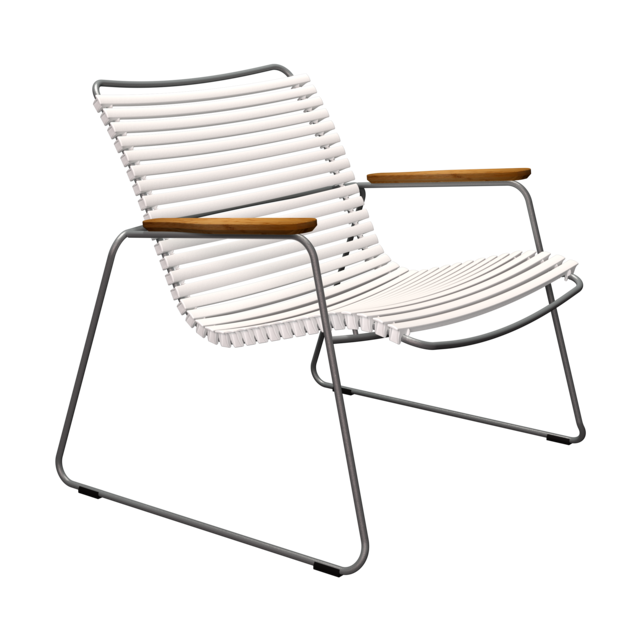 Houe Click Roomy loungestoel met arm Muted White