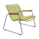 Houe Click Roomy loungestoel met arm Lemon Zest