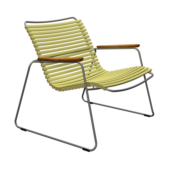 Houe Click Roomy loungestoel met arm Lemon Zest