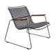 Houe Click Roomy loungestoel met arm Dark Grey