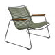 Houe Click Roomy loungestoel met arm Olive Green