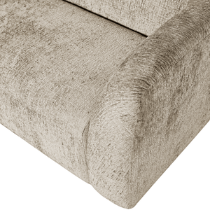 WOOOD Sloping 3-zits bank velvet Wheatfield