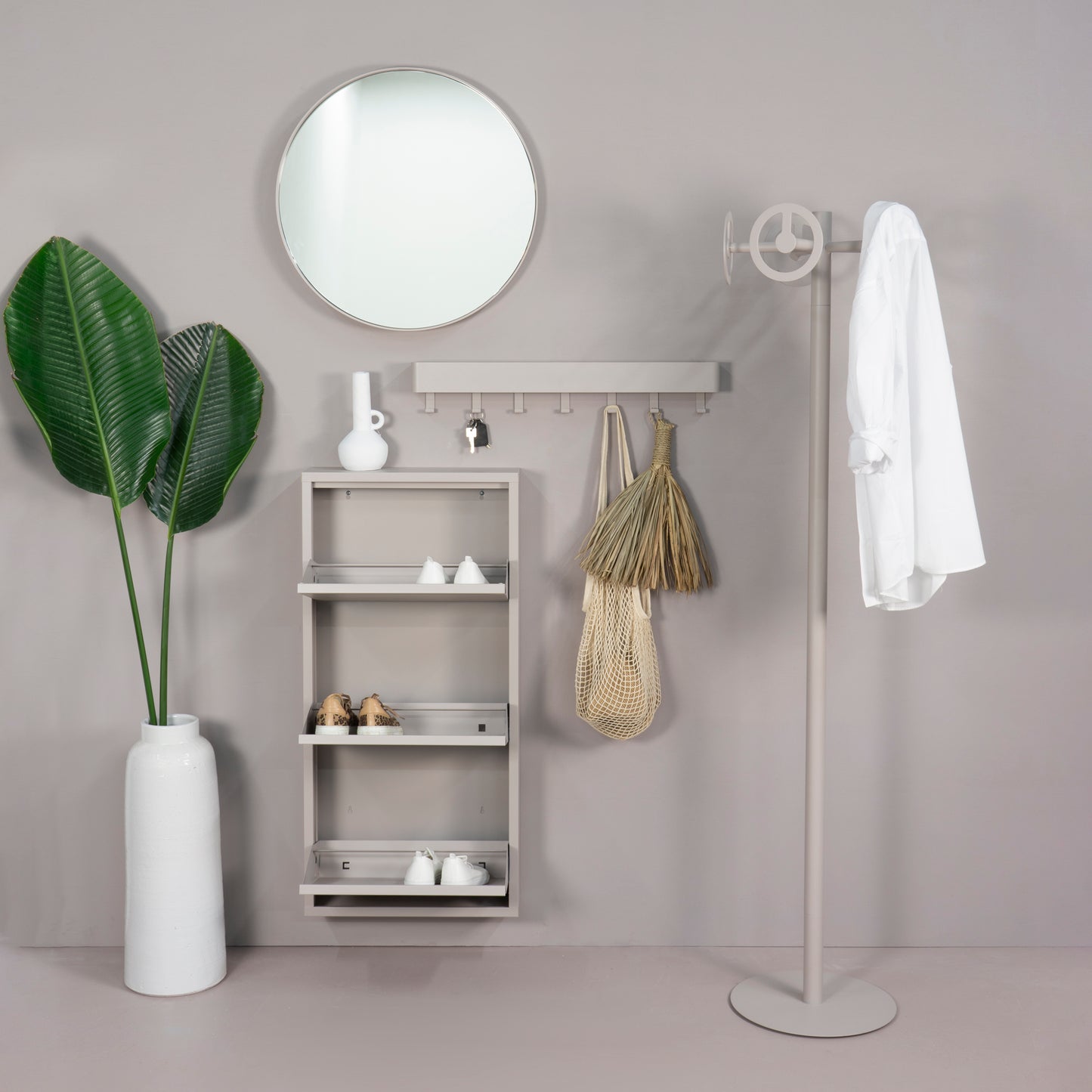 Spinder Design Billy 3 schoenenkast Silky Taupe