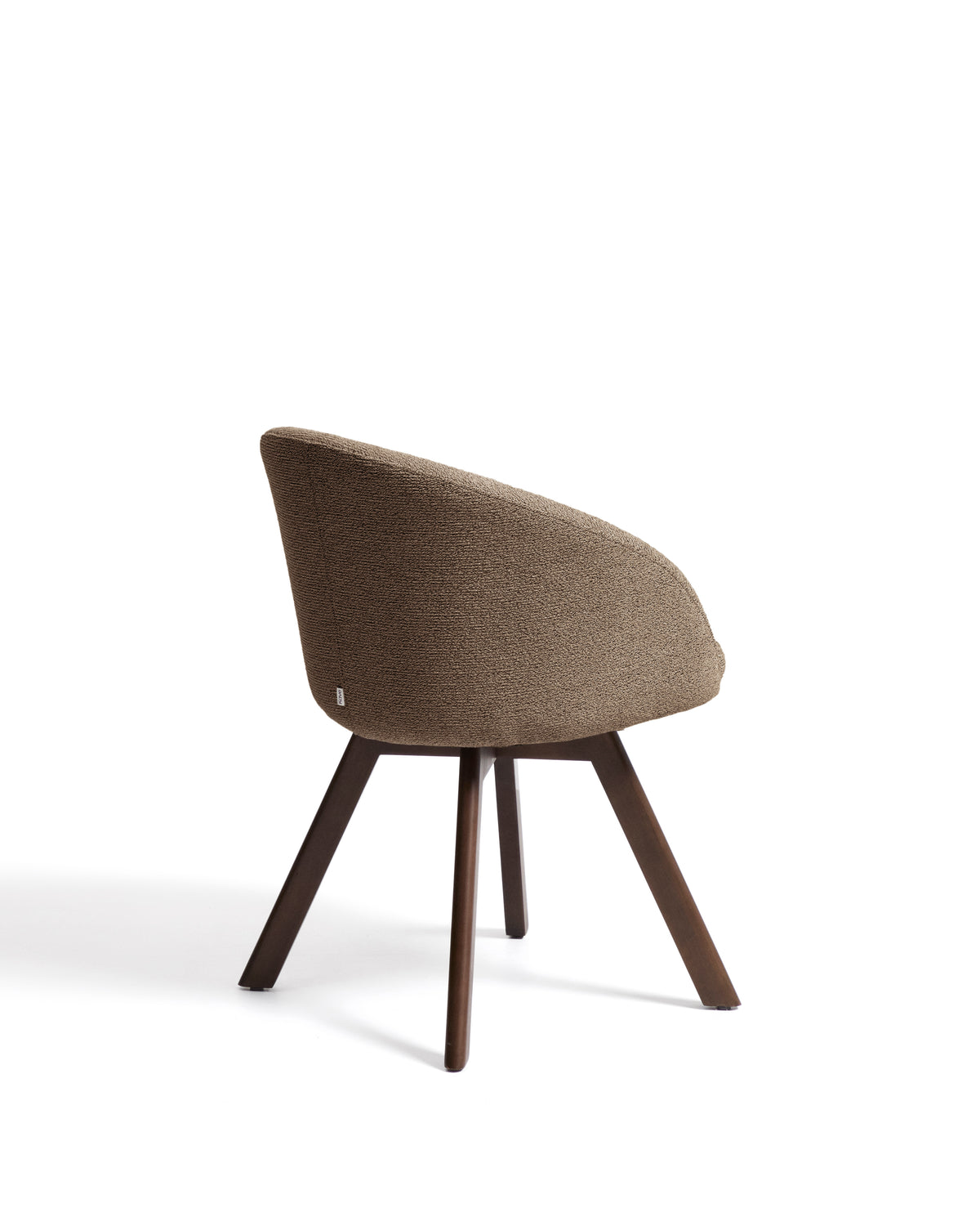 Kave Home Marvin eetkamerstoel chenille Bruin