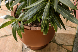 Elho Amber Coupe bloempot Ø35 cm Karamel