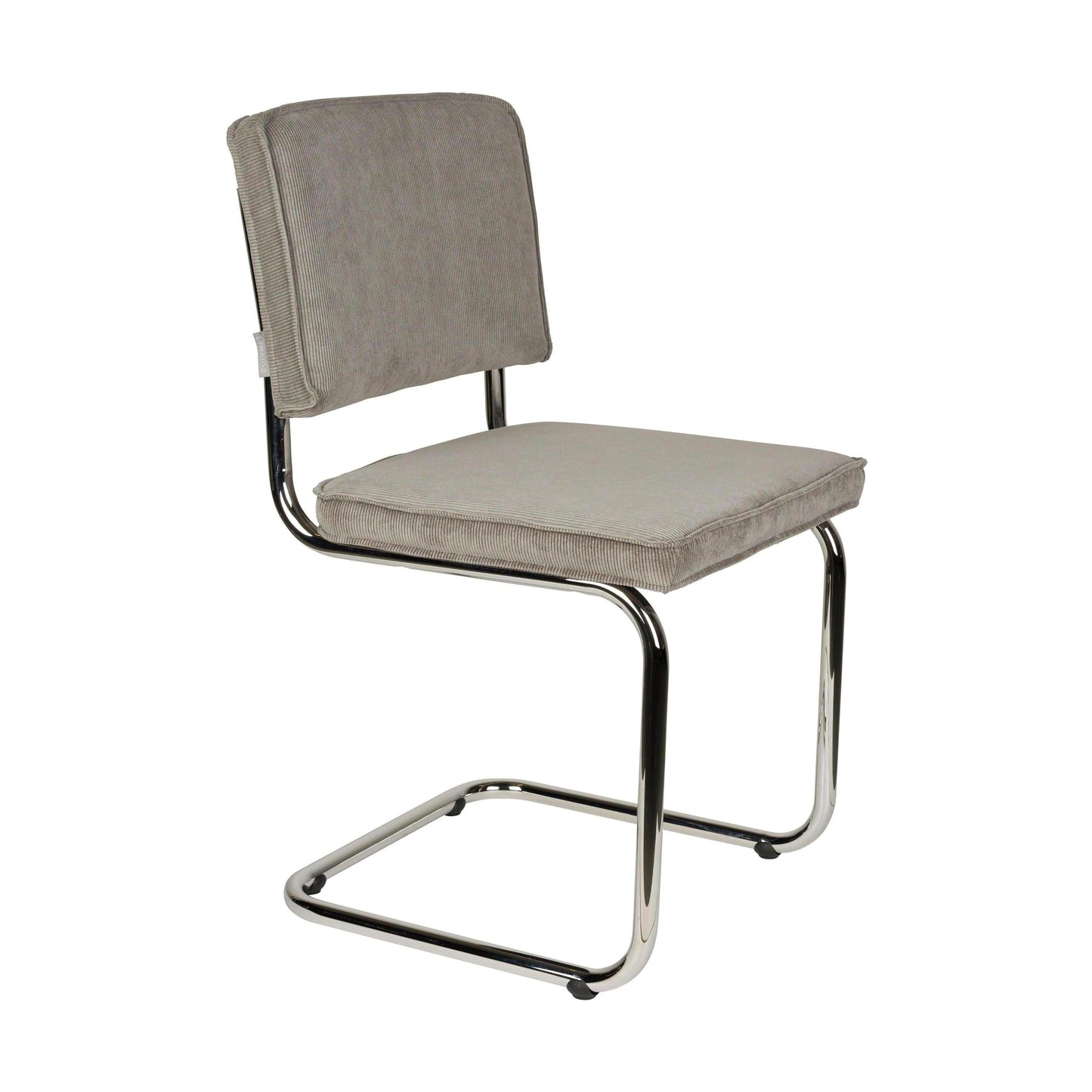 Zuiver Ridge Rib eetkamerstoel Cool Grey
