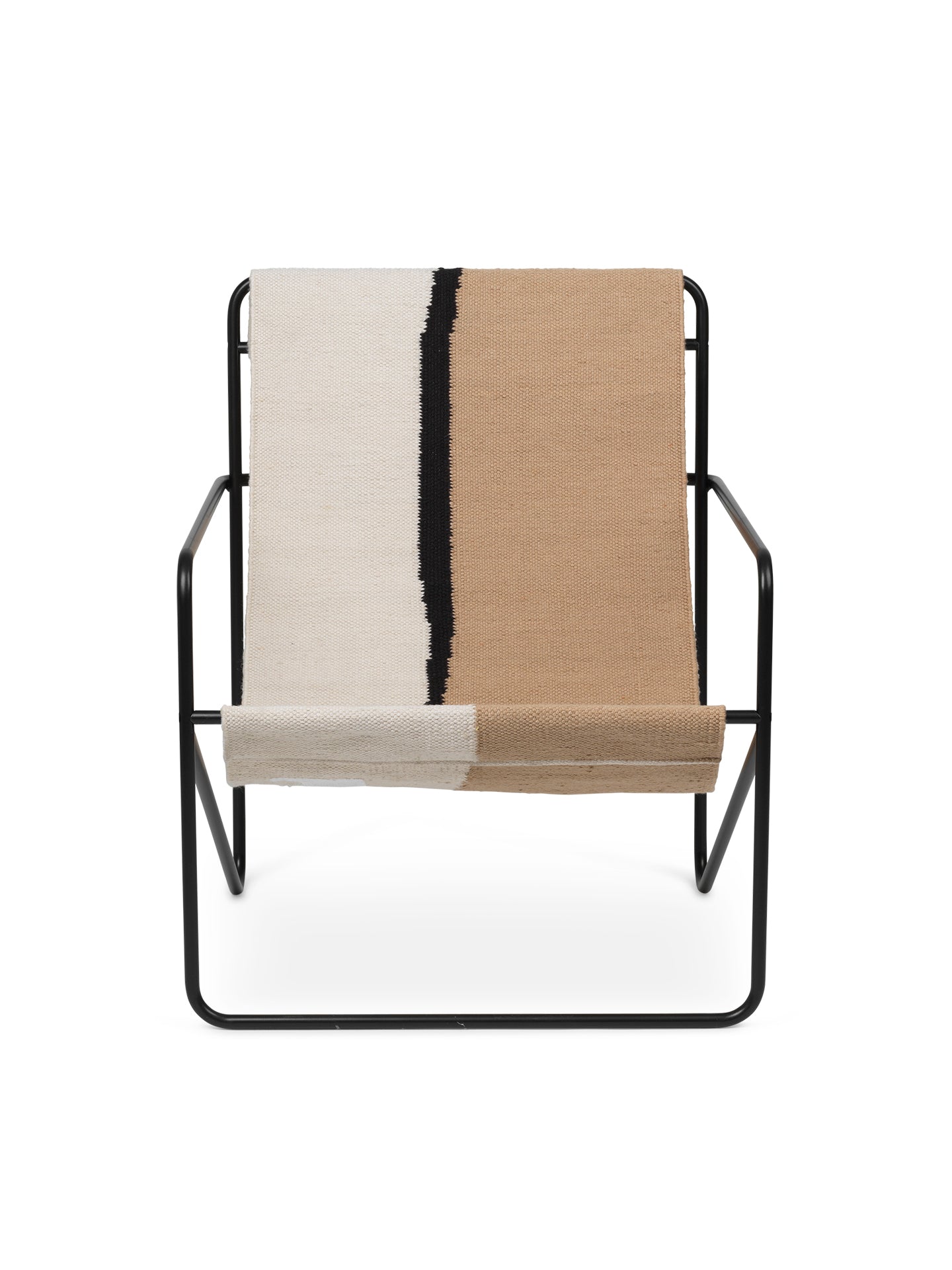 Ferm Living Desert loungestoel Soil/Black