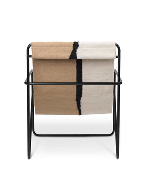 Ferm Living Desert loungestoel Soil/Black