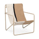Ferm Living Desert loungestoel Soil/Cashmere