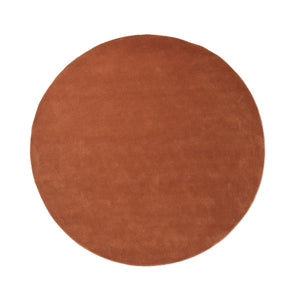 Ferm Living Stille Tufted vloerkleed Ø240 cm Red Brown