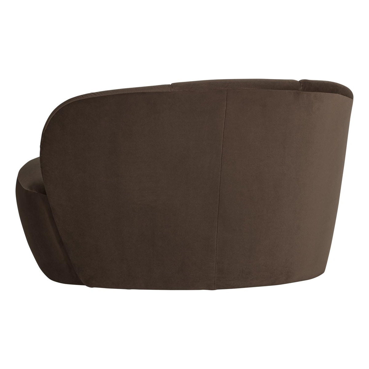 WOOOD Mojo 2-zitsbankje links velvet Bruin