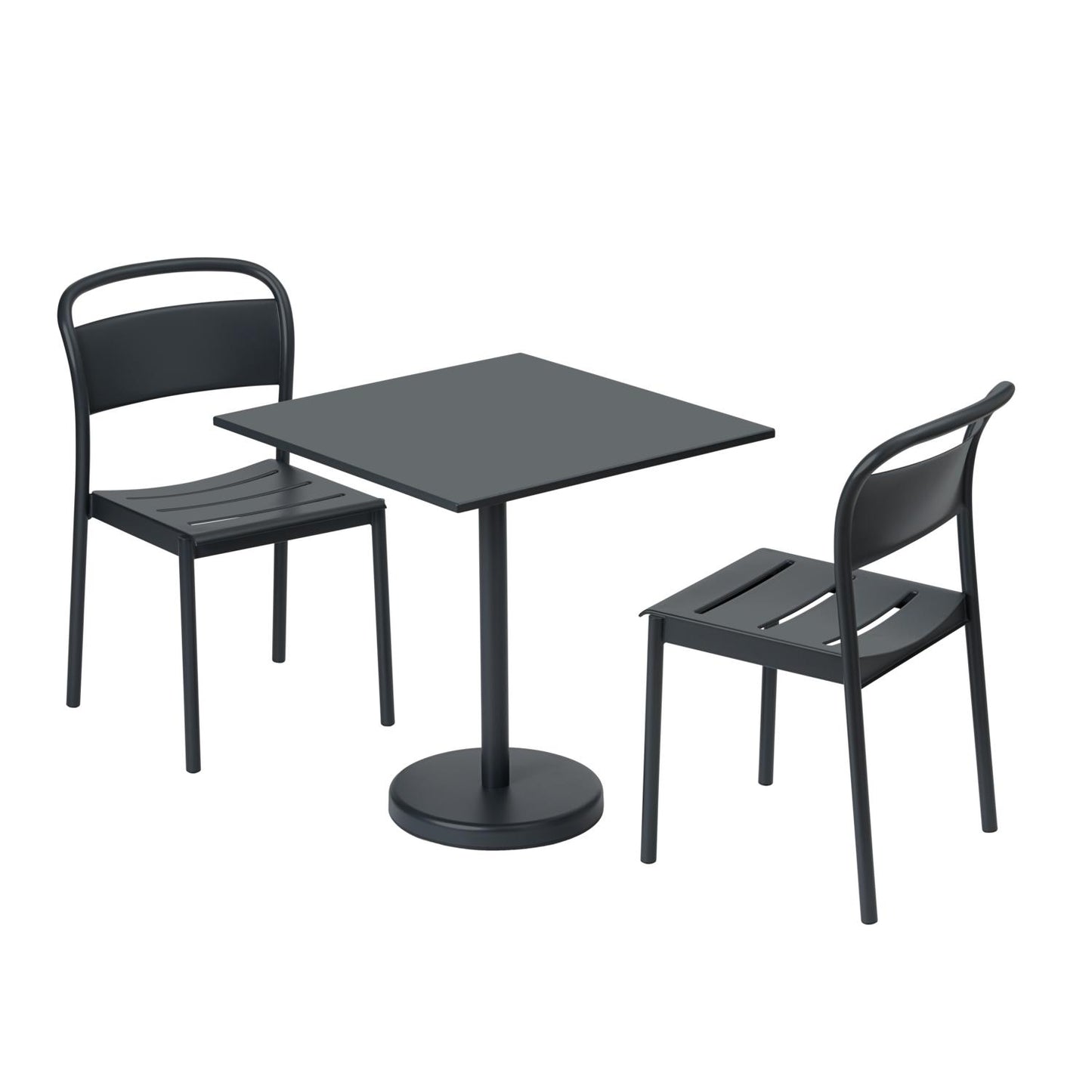 Muuto Linear Steel tuinstoel Black