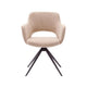 HelloChair HC31 Lillem eetkamerstoel San Remo Ecru spinpoot zwart