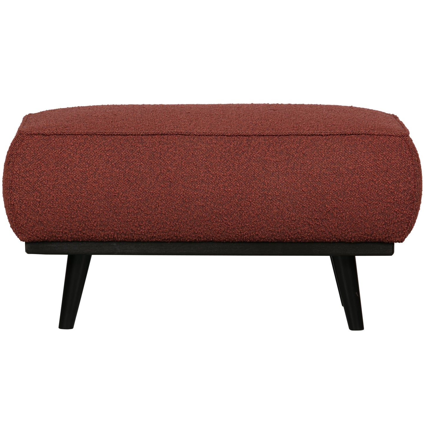 WOOOD Statement hocker Bouclé Kastanjebruin