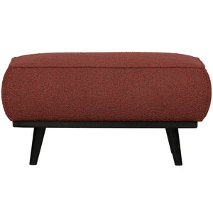 WOOOD Statement hocker Bouclé Kastanjebruin