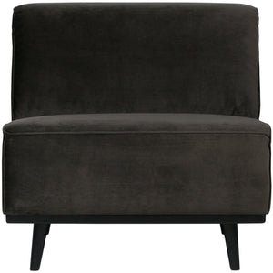 WOOOD Statement 1-zits element Velvet Warm Groen