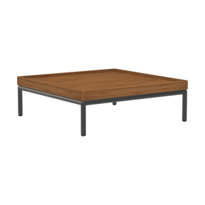 Houe Level 2 salontafel 81x81 cm Bamboo/Dark Grey
