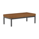 Houe Level 2 bijzettafel 81x40 cm Bamboo/Dark Grey