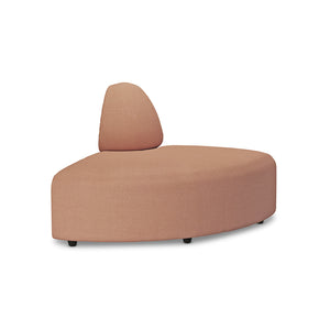 HKliving Jax bank angle Linen Dusty Rose