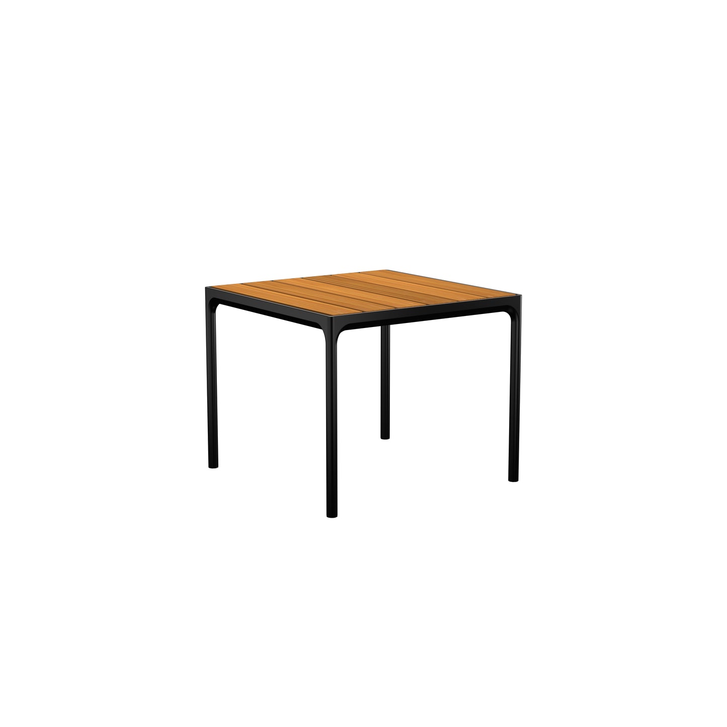 Houe Four tuintafel 90x90 cm Black Bamboo