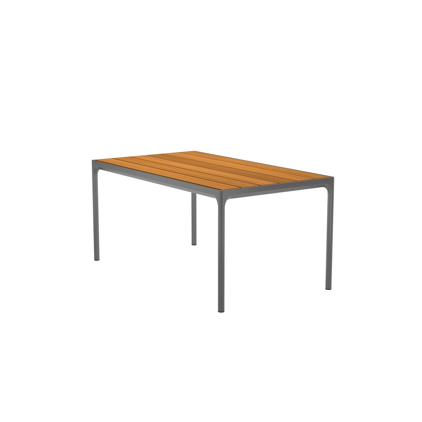 Houe Four tuintafel 160x90 cm Dark Grey Bamboo
